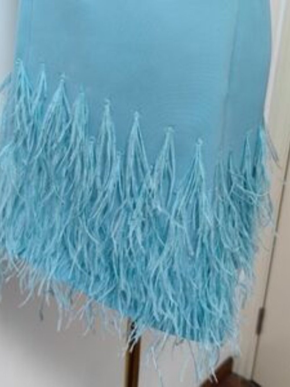 Alexis Bristal Feather-trim Dress - Picture 3 of 7